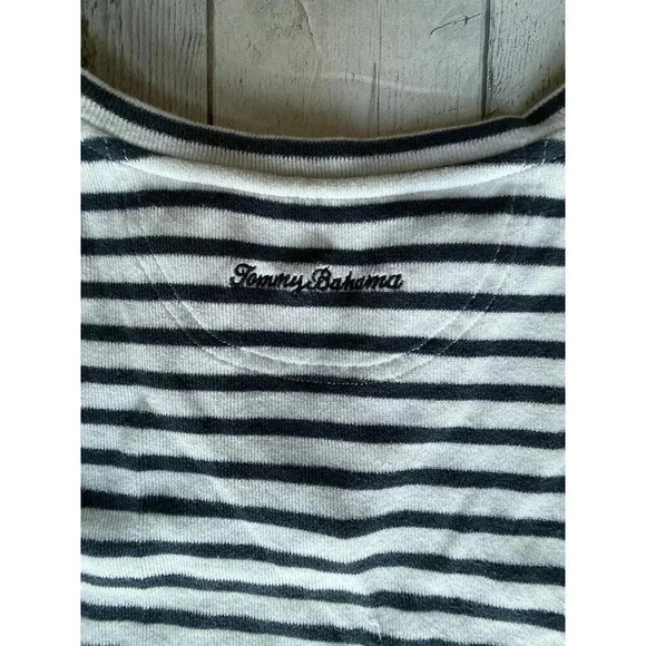 Tommy Bahama Women’s Striped Pullover Sweater Size L - Picture 3 of 6